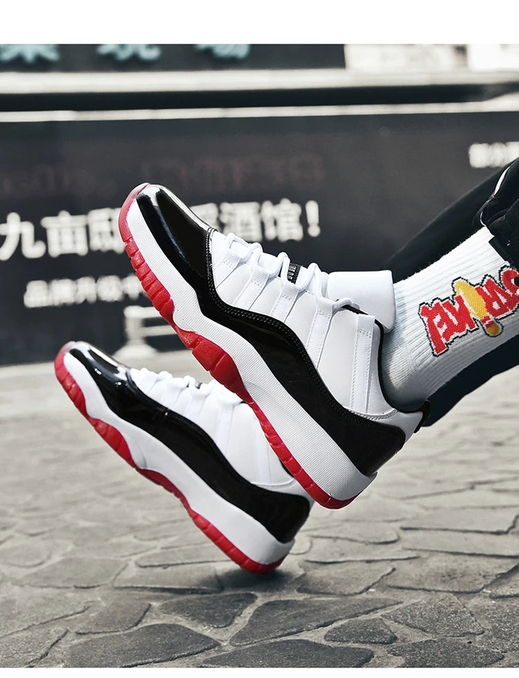 Shoes Men's Shoes Leather Retro Low-Top Basketball Trendy Shoes Men's and Women's Comfortable Casual Shoes Sports Shoes