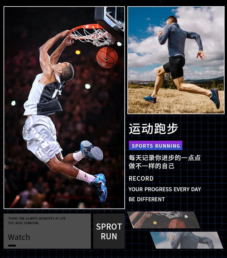 Teenage Men's Junior High School Student Fashion Trend Black Technology Sports Glow Men's Electronic Watch