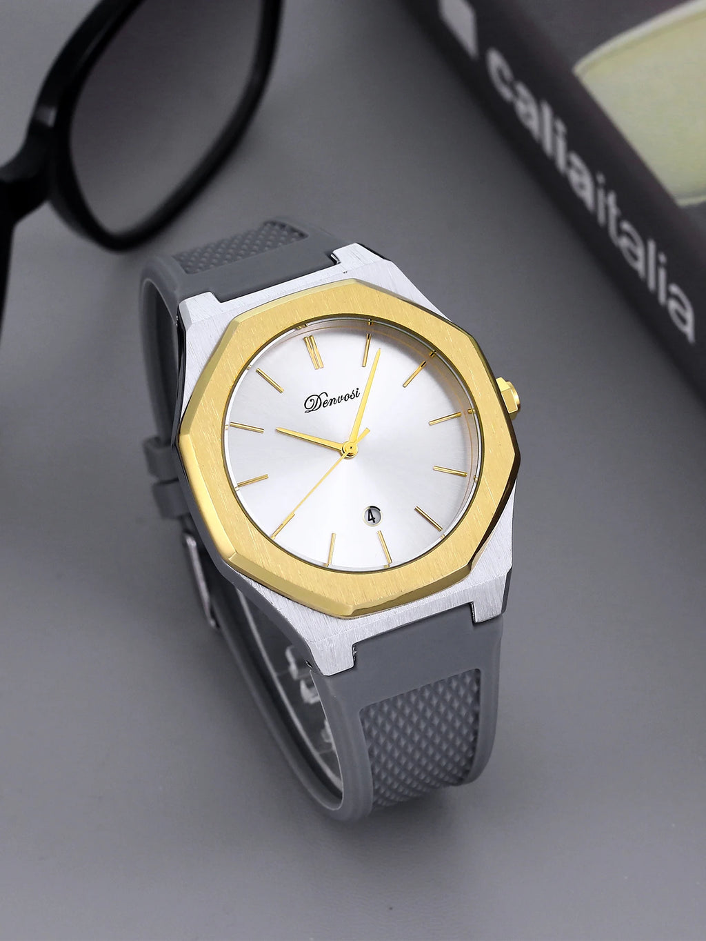 Simple leisure sports men's quartz watch  Waterproof casual wristwatch for men