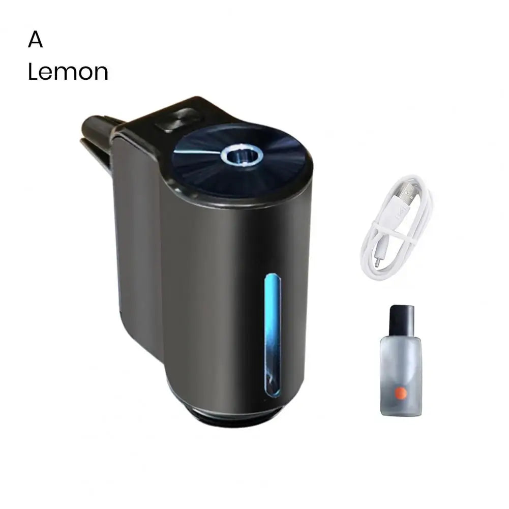 Smart Car Air Freshener Fragrance Dispenser 3 Modes Adjustable Air Vent Car Aromatherapy Diffuser Ultrasonic Atomizer