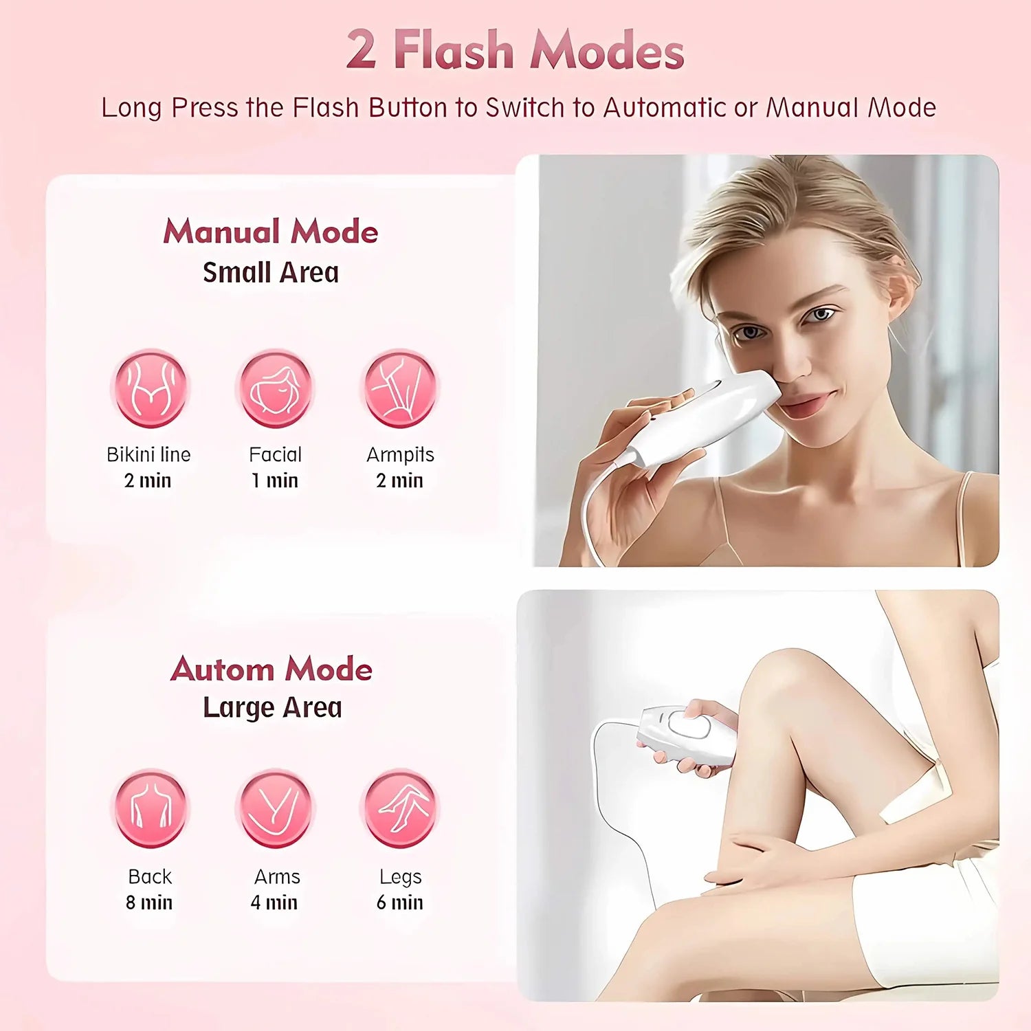 Hair Laser Depilator Electric Painless Depilator Home IPL Pulses Hair Removal Handset Women Men Painless Razor Tool