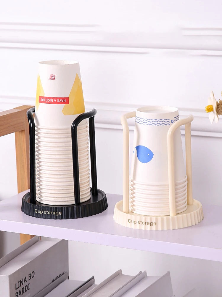 Household Disposable Paper Cup Holder, Desktop Paper Cup Storage Rack, Suitable For Living Room, Dining Room And Other Cup Taker