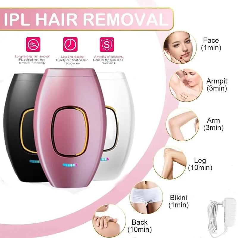 Popular hair removal device laser hair removal device IPL household women's shaving strong pulse hair removal device