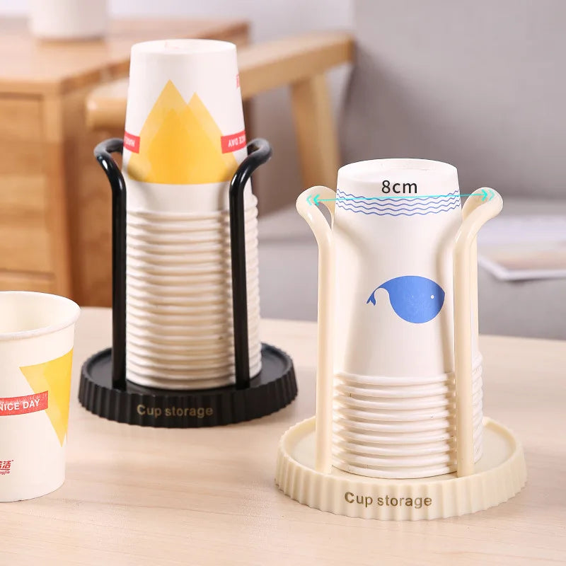 Household Disposable Paper Cup Holder, Desktop Paper Cup Storage Rack, Suitable For Living Room, Dining Room And Other Cup Taker