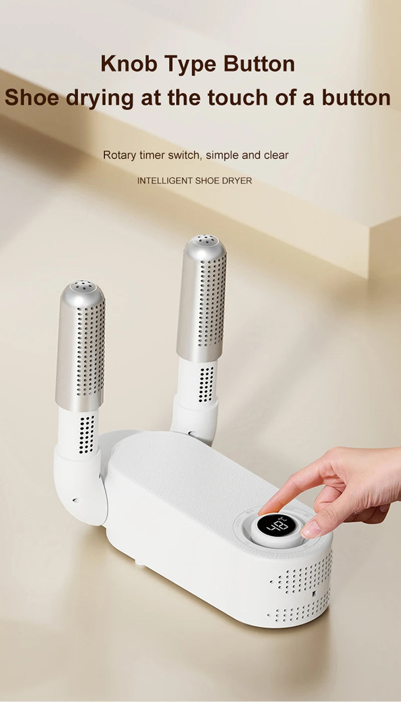 Foldable Shoe Dryer Household Constant Temperature Boot Dryer Fast Drying Shoe Heater Sterilization Deodorization Footwear Dryer