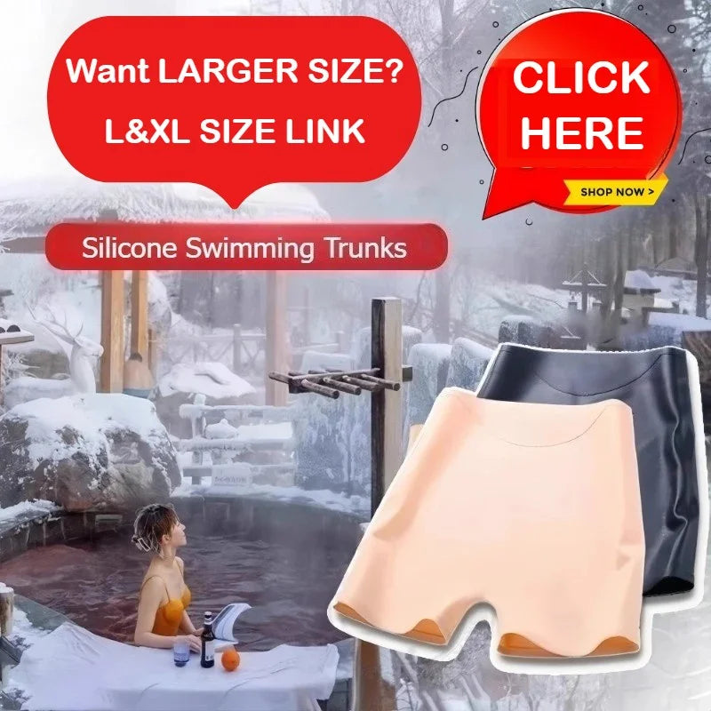 Swimming Pants Silicone Waterproof Men's Women's Rubber Trunks Seaside Swim Boxer Shorts Menstruation Protect Surfing Swimshorts