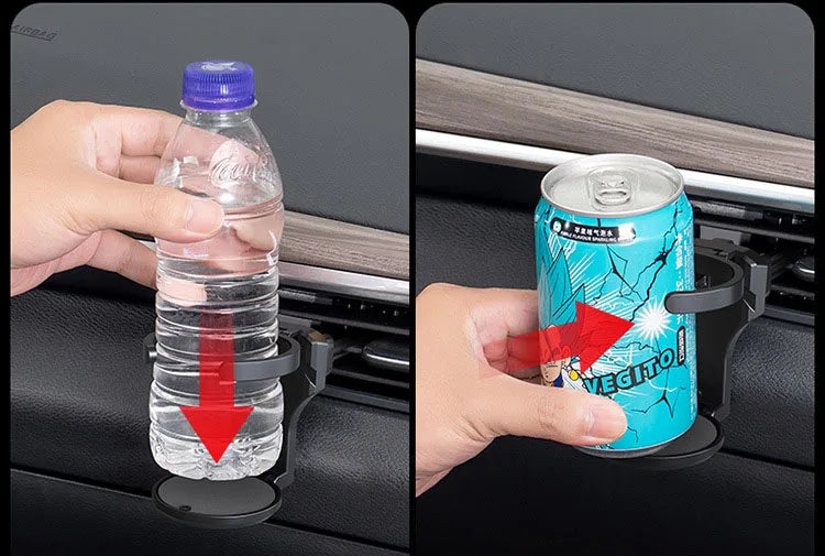Car Air Vent Drink Cup Bottle Holder Foldable Auto Water Bottles Drink Rack Stand Multifunctional Car Coffee Cup Holder