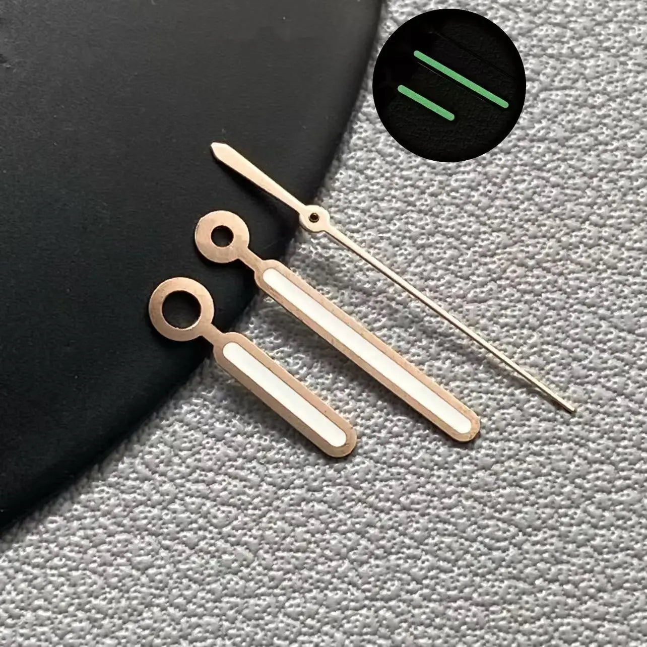 40mm NH35 Square Watch Case with Green Luminous Single Date Dial for Nautilus Style Watches Fit NH35 NH36 NH38 Movements