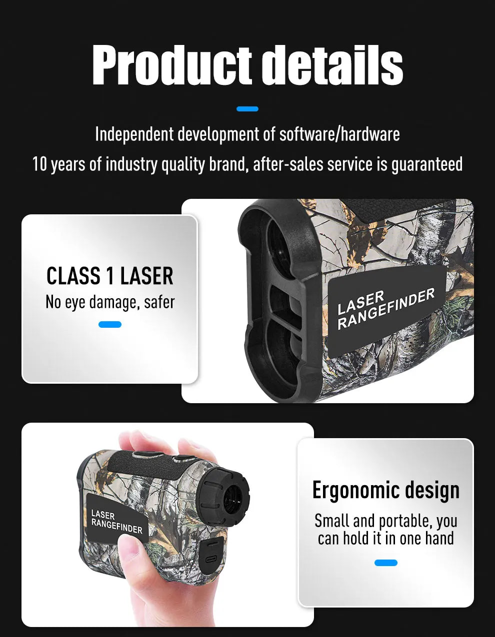 Laser Rangefinder for Hunting Golf Range Finder Distance Meter Telescope Telemeter 600M 800M 1000M Ranging Slope Height Angle