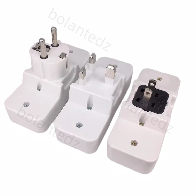 Universal EU UK US Extension Socket 2 Way Wall Power Outlet European American Plug Adapter Socket Converter With Switch 6A 250V