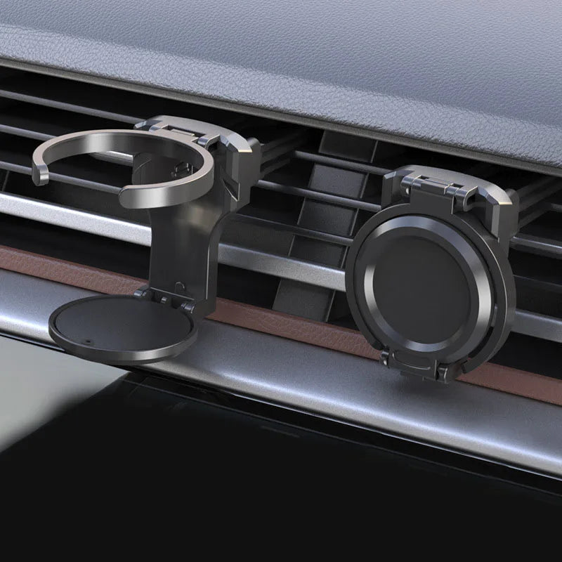 Car Air Vent Drink Cup Bottle Holder Foldable Auto Water Bottles Drink Rack Stand Multifunctional Car Coffee Cup Holder