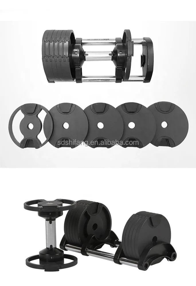 Cheap 24kg 36kg 40kg Adjustable Dumbbell Weight Lifting Dumbbells Gym Set 2kg Increments 32kg With Stand Trade  36kg 2kg 40 Lbs