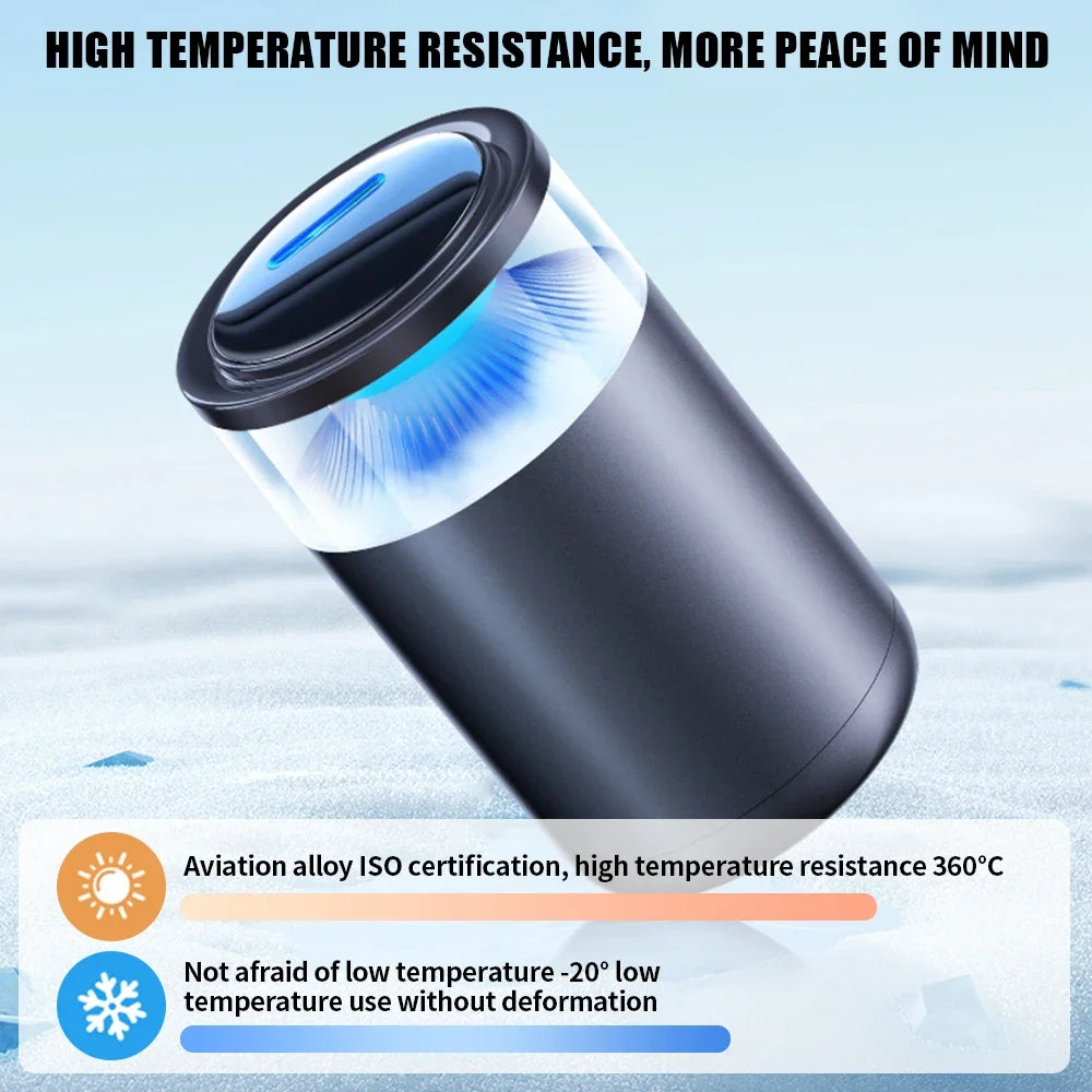 Caer Smart Car Air Aromatherapy Diffuser Rechargeable Air Freshener Colorful Lights Cloud Mist Auto Decoration with 3 Adjustable