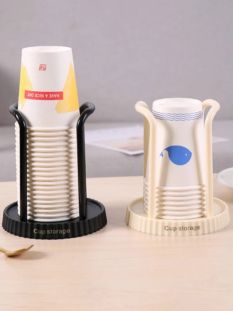 Household Disposable Paper Cup Holder, Desktop Paper Cup Storage Rack, Suitable For Living Room, Dining Room And Other Cup Taker
