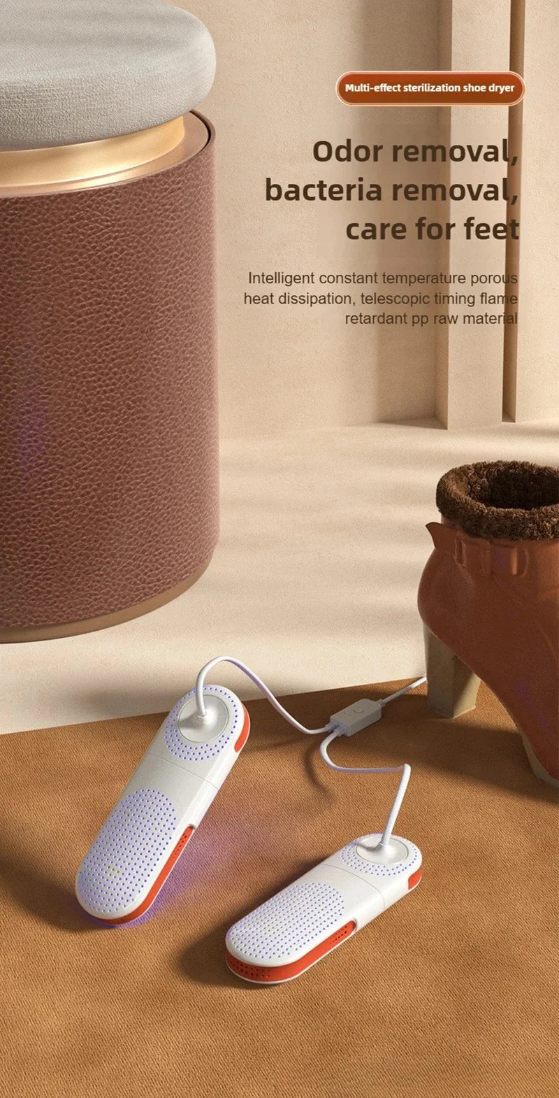 Shoe Dryer Household Shoe Dryer Sterilization Dryer Dormitory Shoe Dryer Portable Shoe Dryer Deodorization Rapid Drying New