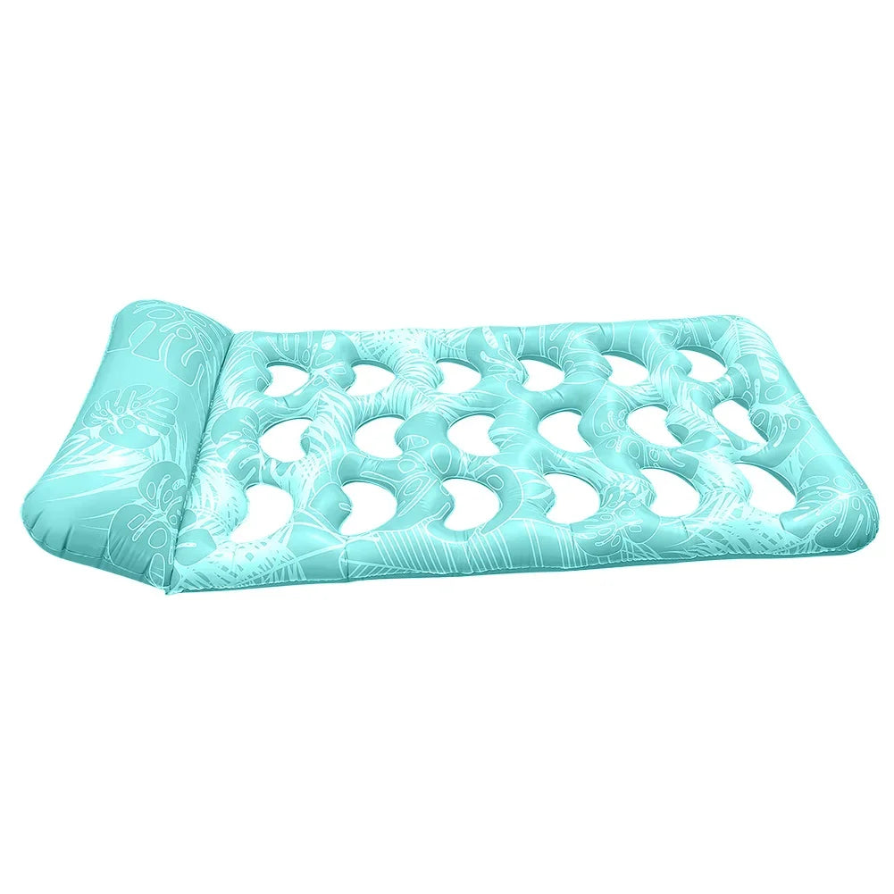 NEW Pool Float Lounger Water Hammock Recliner Inflatable Floating Swimming Mattress Sea Swimming Ring Pool Party Toy Lounge Bed