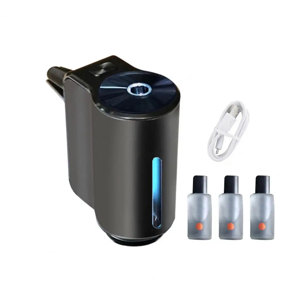 Smart Car Air Freshener Fragrance Dispenser 3 Modes Adjustable Air Vent Car Aromatherapy Diffuser Ultrasonic Atomizer