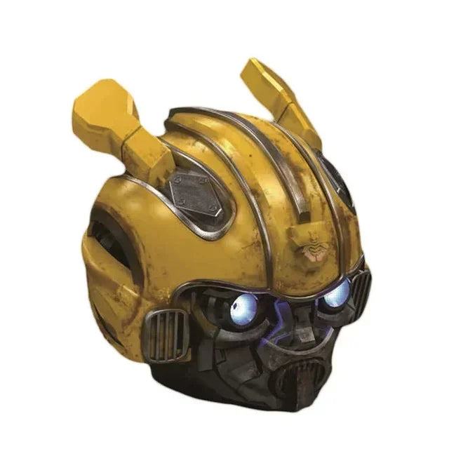 Transformers Speakers Bumblebee Head Bluetooth Speakerdual Speakersled Light Heavy Basssuitable Radio Bumblebee Ornament