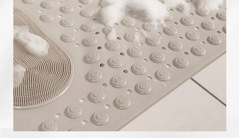 Waterproof Bathroom Anti-Slip Floor Mat Shower Room Dedicated Non-Slip Massage Foot Bath Mat for Bathtub Toilet