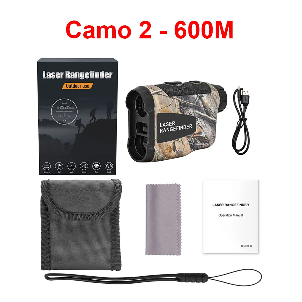 Laser Rangefinder for Hunting Golf Range Finder Distance Meter Telescope Telemeter 600M 800M 1000M Ranging Slope Height Angle