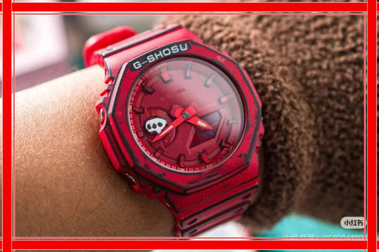 Comic Sport Electronic Unisex Watch Full Function LED Dual Display World Time Large Dial