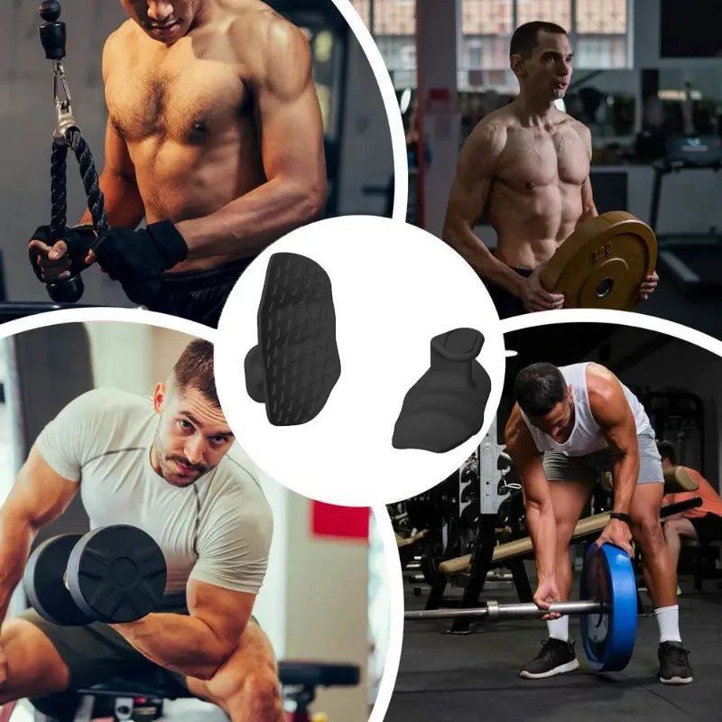 Anti-Slip Weight Lifting Grips Shock-Absorbing Gloves Callus Prevention Unisex Gym Gloves Pull-Up Bar Grips Training Gear