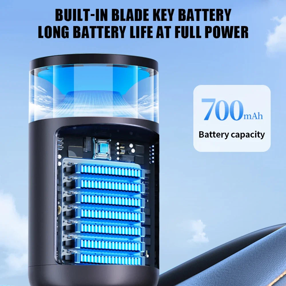 Caer Smart Car Air Aromatherapy Diffuser Rechargeable Air Freshener Colorful Lights Cloud Mist Auto Decoration with 3 Adjustable