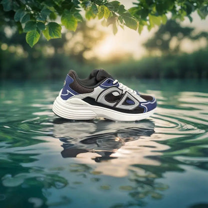 Men Running Shoes 2025 New Casual Mesh Breathable Lace-Up Sport Shoes Male Fashion Lightweight Non-Slip b30 Walking Shoes