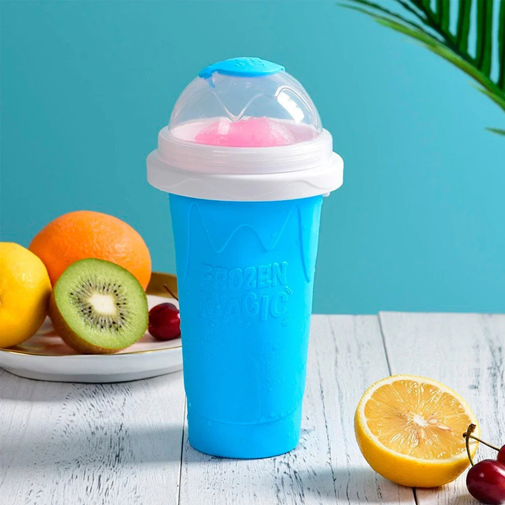Pinch Cup - Pinch to Freeze Ice Cup, Internet Famous Cooling Cup, Summer Smoothie Cup, Home Shake Smoothie Cup