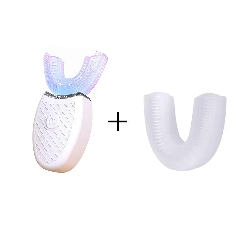 U Shape Degrees Intelligent Electric Toothbrush Sonic Automatic Tooth Brush 360 Degree Cleaning USB Charge Waterproof Toothbrush