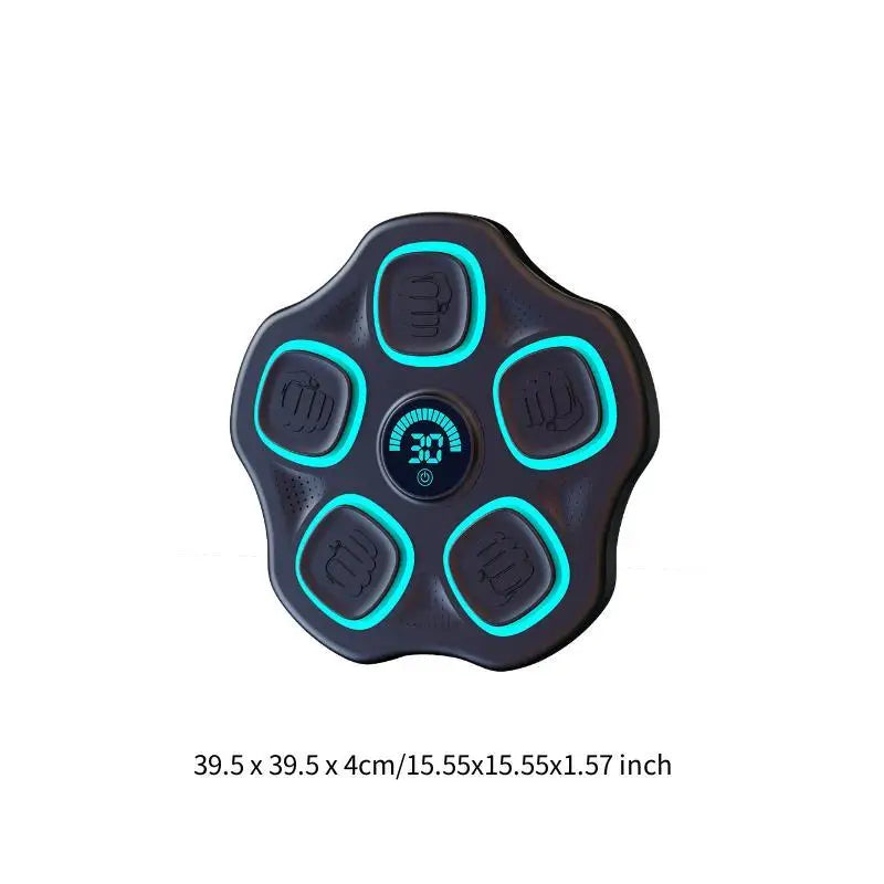 Music Boxing Machine with Gloves Indoor with LED Focus Training Punching Pad