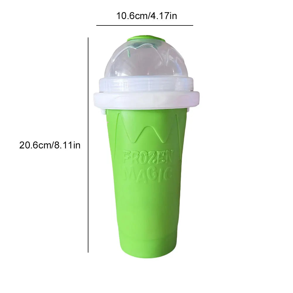 Slushy Maker Cup with Lid Slushie Cup Slushy Cup for Juices Milk and Ice Cream Make for Kids Friends and FamilySmoothies Cup Ice