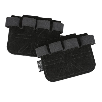 1Pair Leather Weight Lifting Training Gloves Palm Protection Breathable Gym Gloves Grips Anti-Skid Thicken