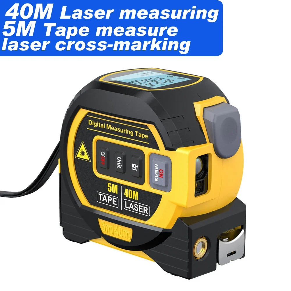3In1 Laser Rangefinder Laser 40M / 60M Distance Meter Measuring Laser Tape Measure Digital Laser Rangefinder Scale Area Distance