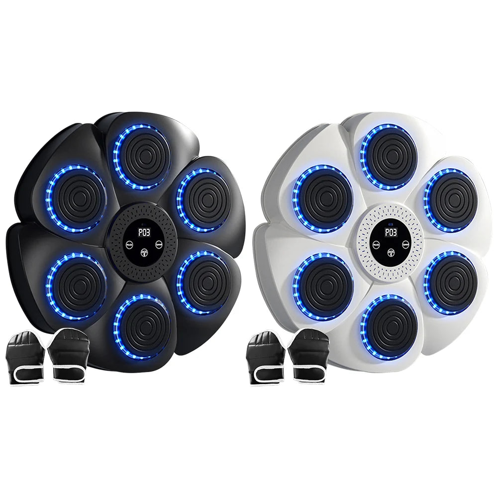 Music Boxing Machine Music Boxing Puncher Adjustable Workout Boxing Target Machine Wall Mounted Type C Charging for Home Workout