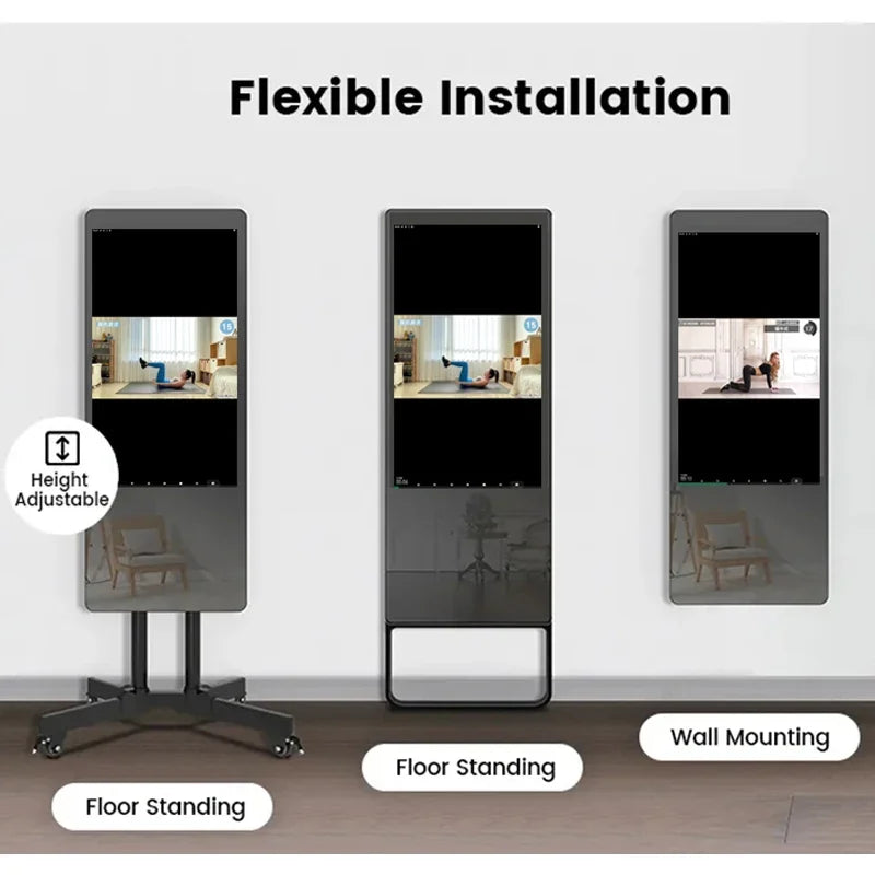 Fitness MirrorNew Fitness Mirror Touch Screen Electronic Smart Mirror Bathroom Smart Magic Mirror