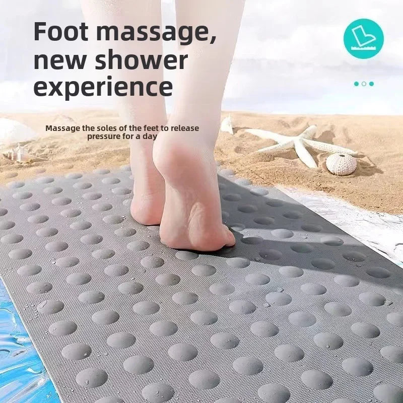 Bathroom Mat Anti-slip Grip Mat Soft Shower Massage Mat Bathtub Carpet Shower Mat Floor Mats Hotel High End Feel 2025