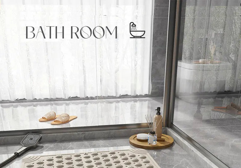 Waterproof Bathroom Anti-Slip Floor Mat Shower Room Dedicated Non-Slip Massage Foot Bath Mat for Bathtub Toilet