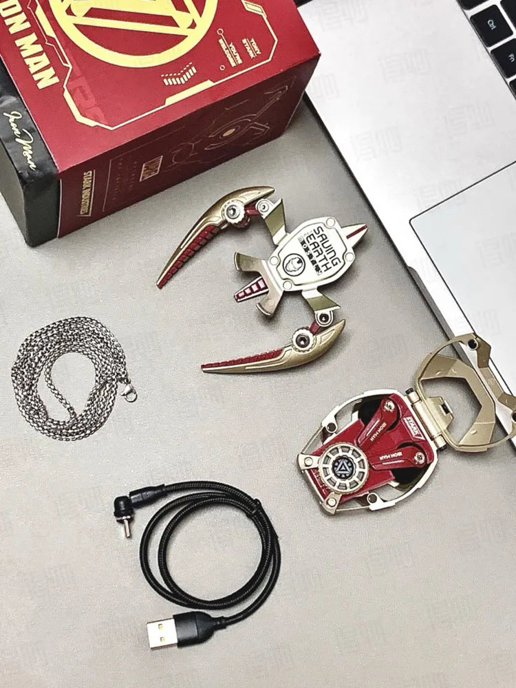 MARVEL Collaboration Bluetooth Headphones ANC Active Noice Cancellation Bluettoth Wireless Earphones Sports Gaming Gift Iron Man