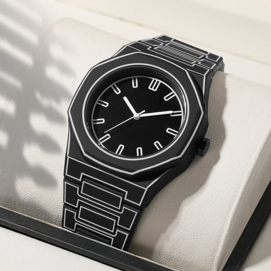 Simple casual men's women's watches, macaroon color quartz watches, round dial quartz watches, suitable for daily life, gifts