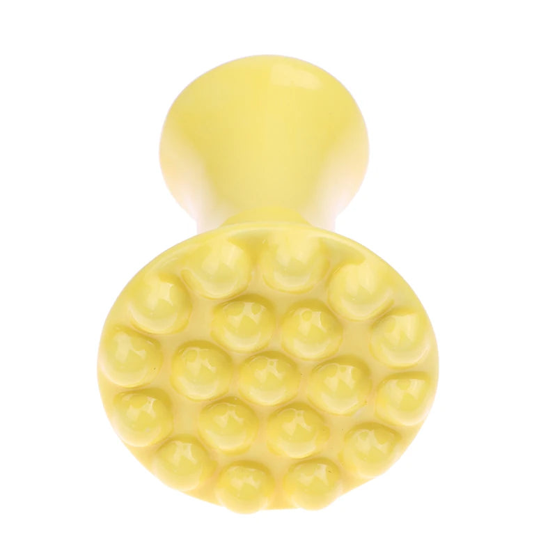 Yellow Ceramic Gua Sha For Face Body Massage Tool Body Guasha Board For Relief Massage Face Lift Gua Sha Massager