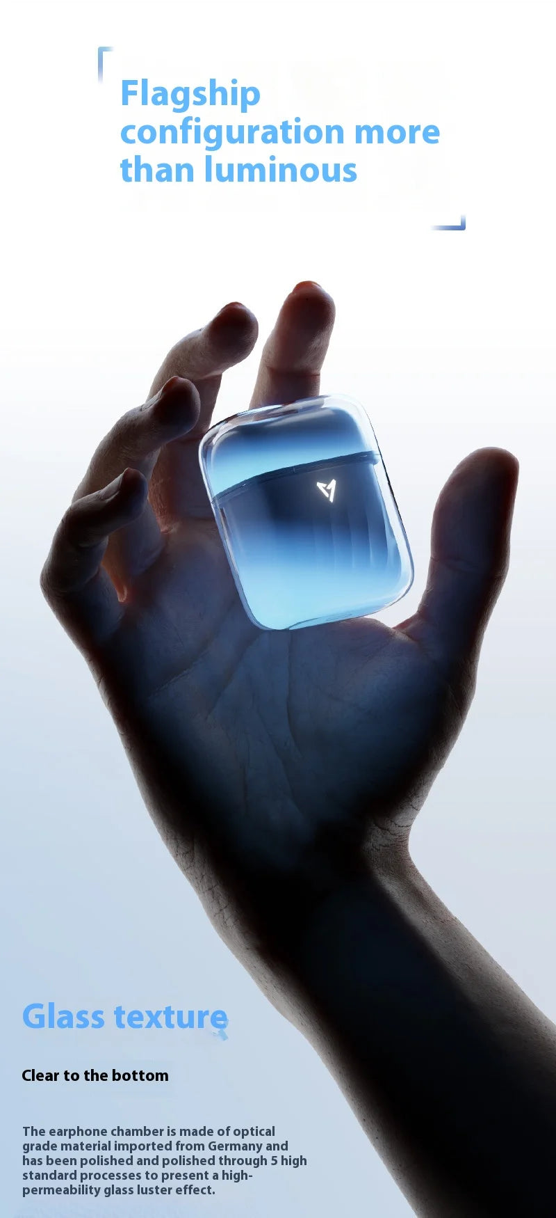 Glowing Gaming Bluetooth Earphones High Quality Sound Long Battery Life True Wireless Earbuds For Sports And Fitness