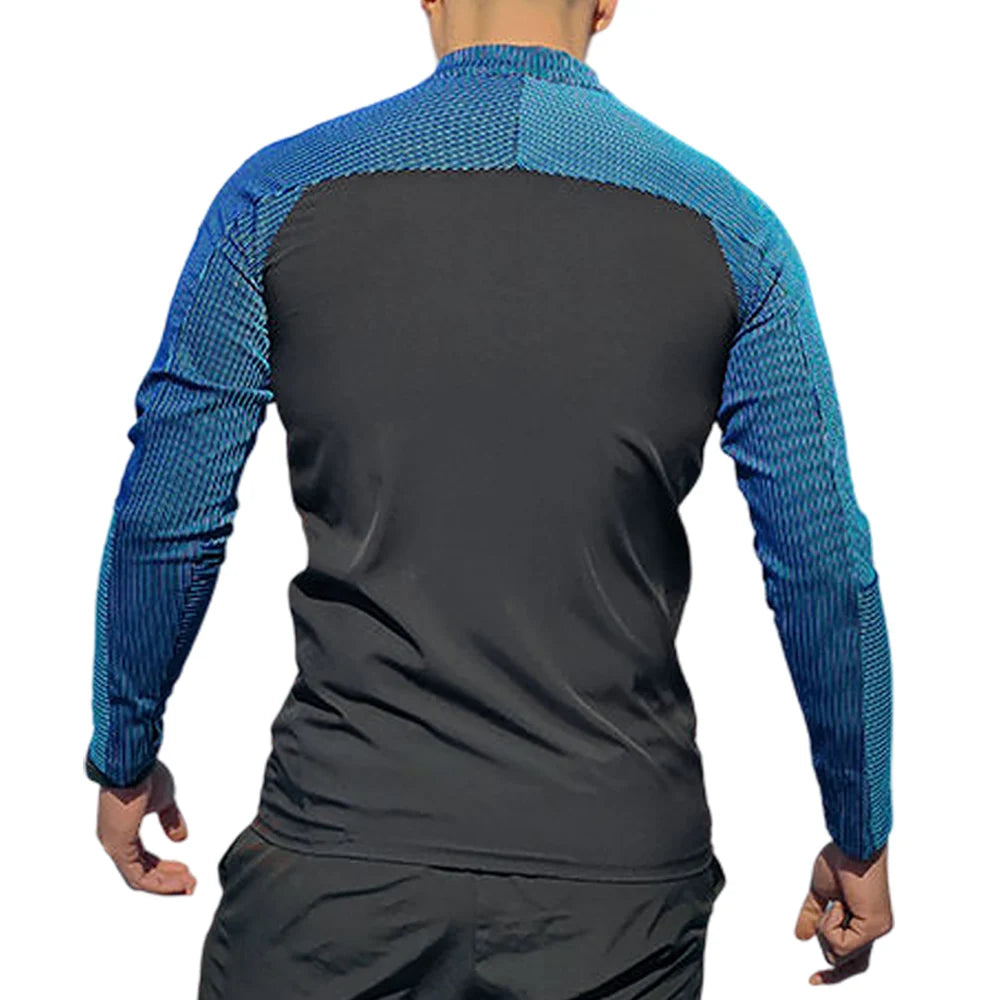 Men Gym Sport Running Training Fitness Bodybuilding Sweatshirt Outdoor Sportswear Male Customization