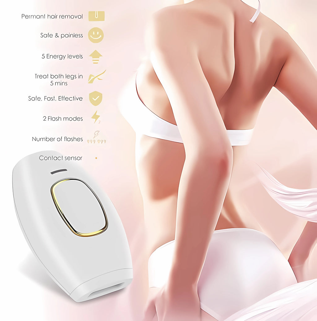Permanently Home Use Mini Handheld 999999 Flashes IPL Laser Hair Removal Device Painless Personal Care for Men and Women 881
