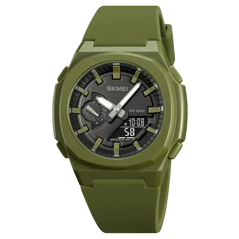 SKMEI 2091 5 Alarms Date Clock reloj hombre with Japan Digital Movement Sport Watches Waterproof Men Countdown Chrono Wriswatch