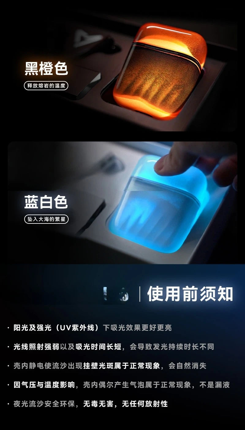 Luminous quicksand e-sports in-ear active noise reduction bluetooth headset high sound quality long battery life true wireless