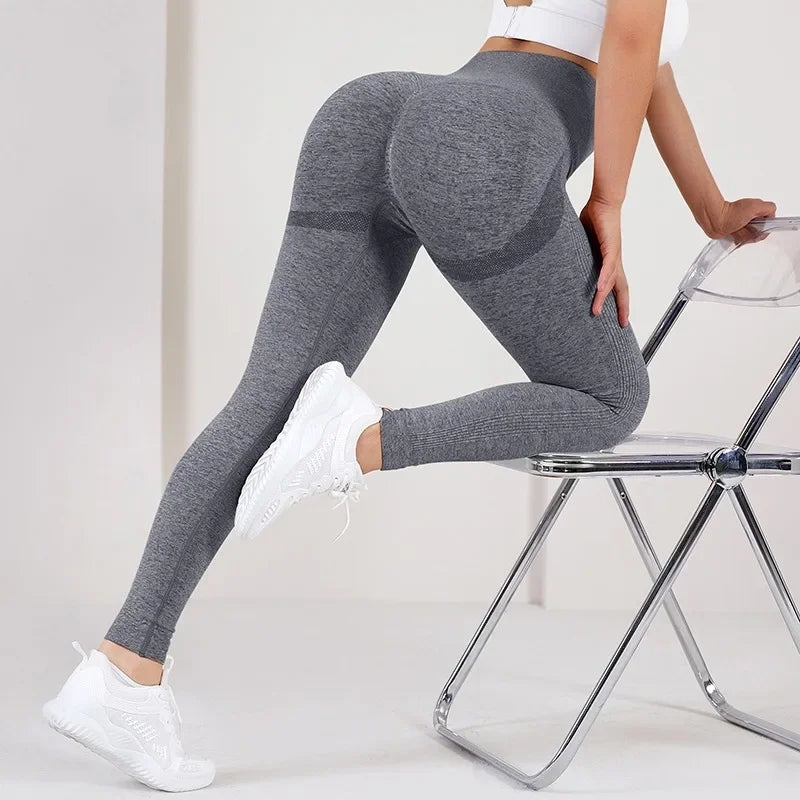 Women Yoga Leggings High Waist Exercise Sports Trousers Running Fitness Gym Leggings Quick Dry Hip Lifting Femme Slim Pants