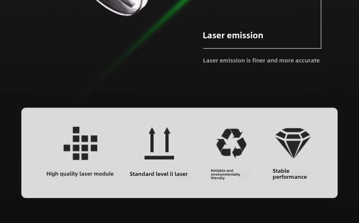 Handheld Laser Rangefinder with Green Red Infrared, Electronic Measuring Tool, High Precision Measuring Instrument