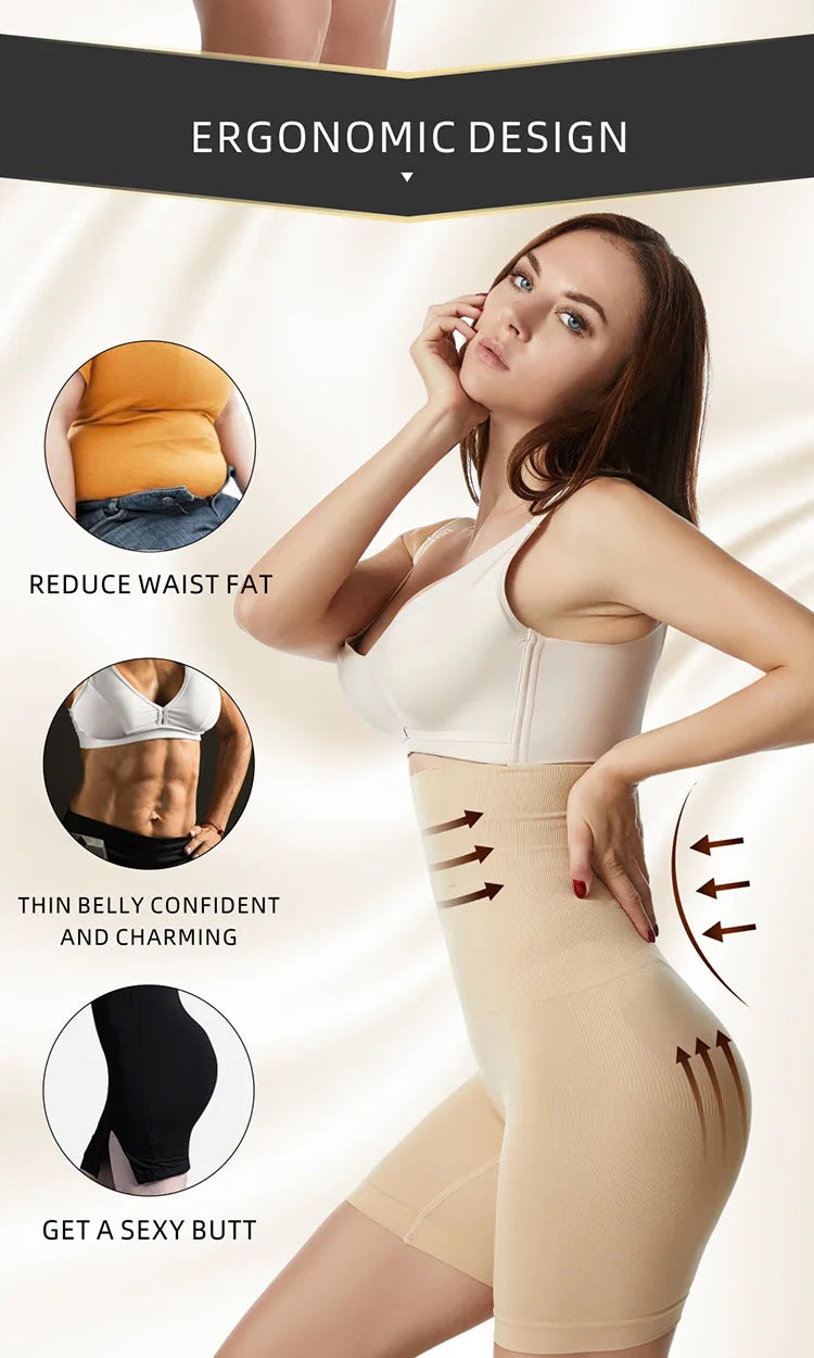 Shapewear for Women High Waist Trainer Panties Slimming Sheath Tummy Control Hip Butt Lifter Shorts Ladies Mid Thigh Body Shaper
