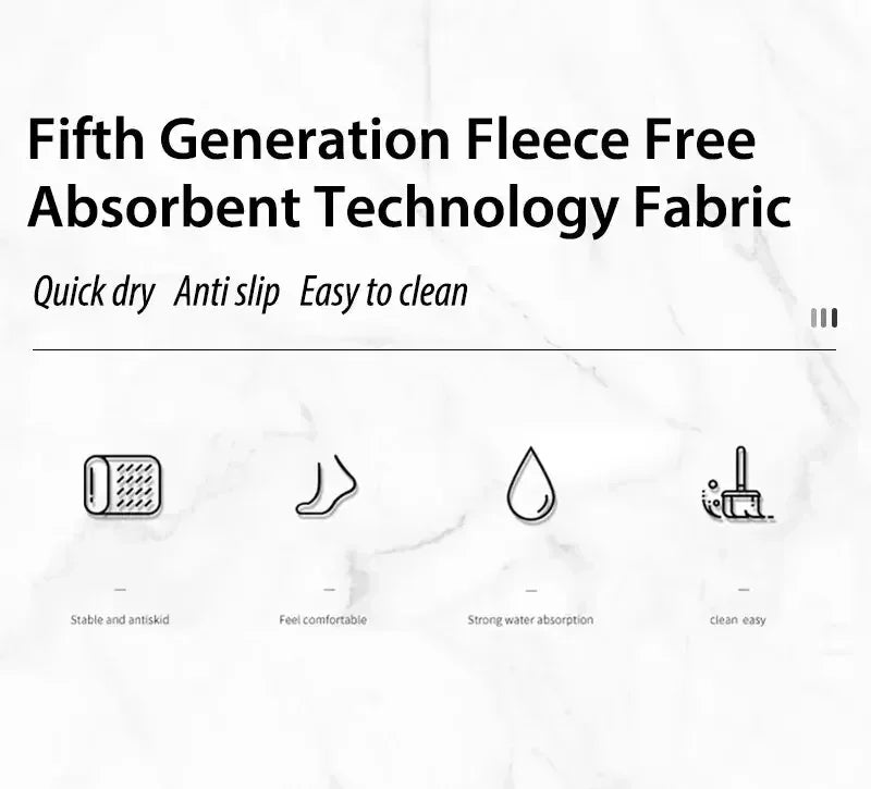 Bathroom Mats Diatomaceous Soft Mats Bathroom Quick Dry Water-absorbing Mats Toilet Non-slip Foot Mats Carpet Door Mats Bath Rug